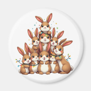 Imán Rabits Árbol de Navidad Feliz Navidad Navidad Navi