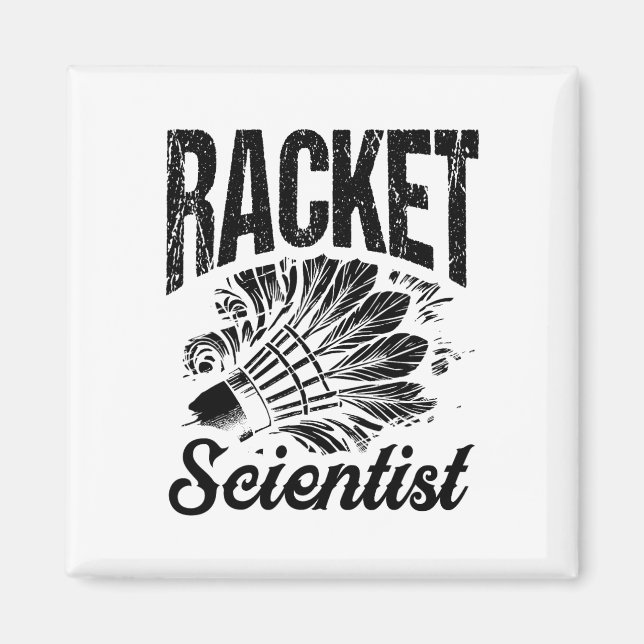 Imán Raca de transporte de autocares Badminton (Frente)