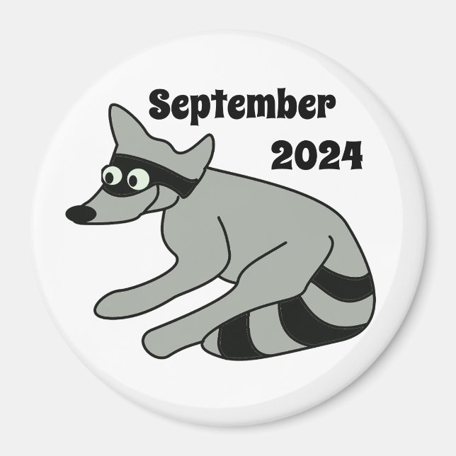 Imán Raccoon, septiembre de 2024 (Frente)