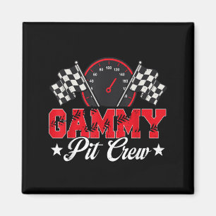 Imán Race Car Birday Party Carreras Familia Gammy Pit C