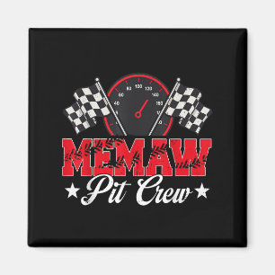 Imán Race Car Birday Party Carreras Familia Memaw Pit C