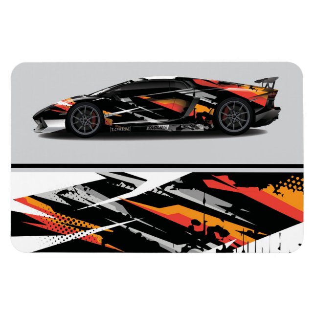 Imán Race Car Magnet (Horizontal)