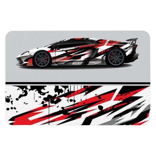 Imán Race Car Magnet (Horizontal)