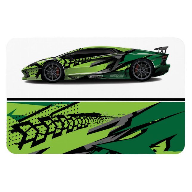 Imán Race Car Magnet (Horizontal)