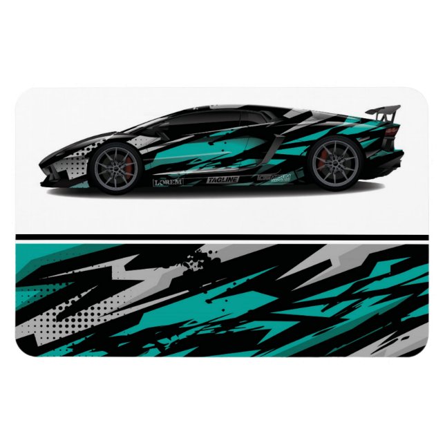 Imán Race Car Magnet (Horizontal)