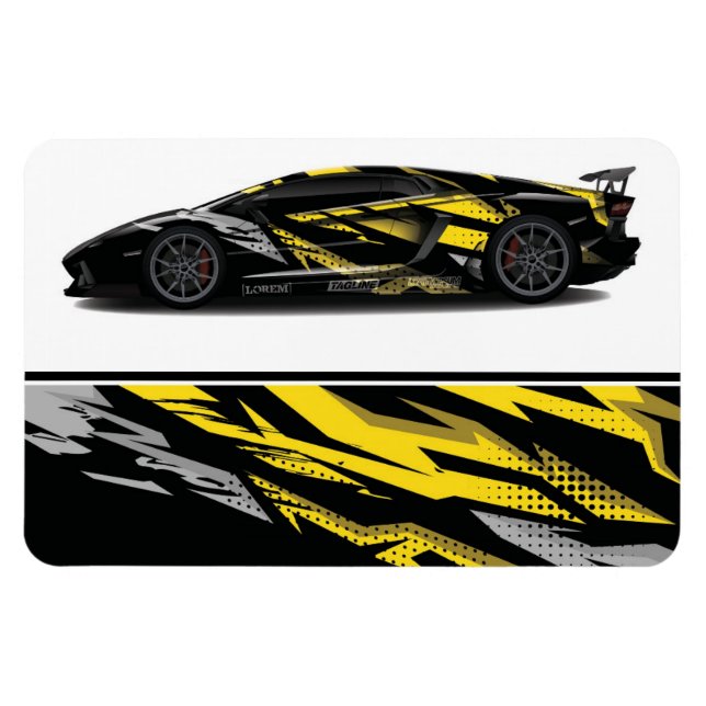 Imán Race Car Magnet (Horizontal)