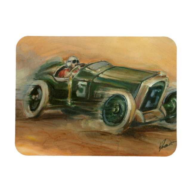 Imán Racecar del Gran Premio de Francia por Ethan Harpe (Horizontal)