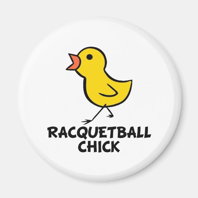 Imán Racquetball Chick Magnet (Frente)