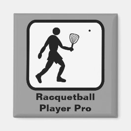 Imán Racquetball Player Pro