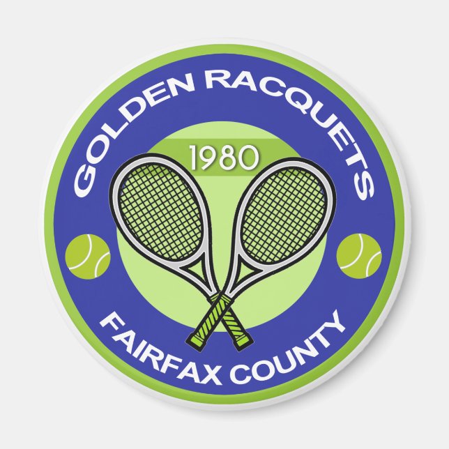 Imán Racquets de oro (Frente)