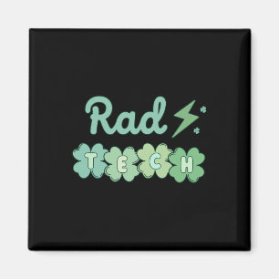 Imán Rad Tech St Patricks Day Xray Irish Lucky Radiolog