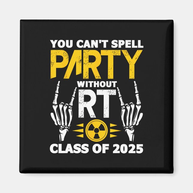 Imán Rad Tech Student Rt Cl De 2025 Graduación De Radio (Frente)