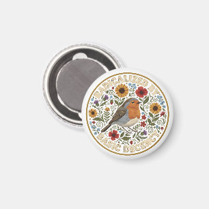 Imán Radicalizado por el Diseño de Pájaro de Decencia B