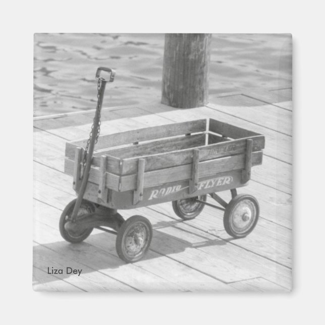 Imán Radio Flyer Wagon Magnet (Frente)