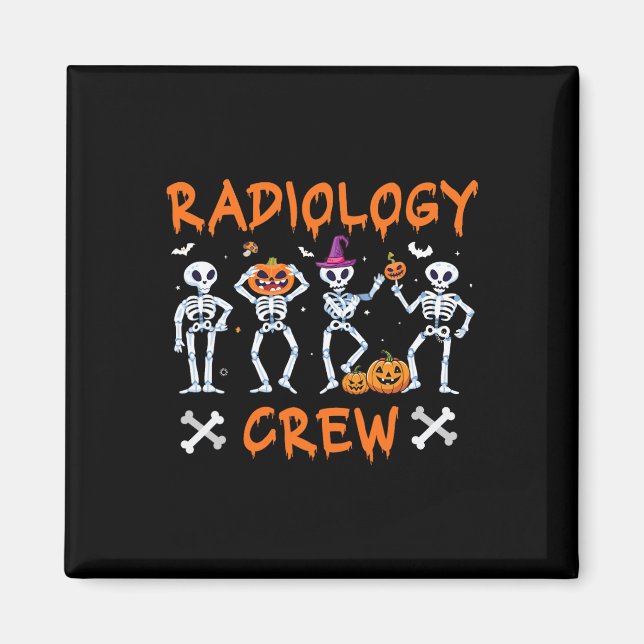 Imán Radiología de Halloween otoño Rad Tech X-ray Tec (Frente)