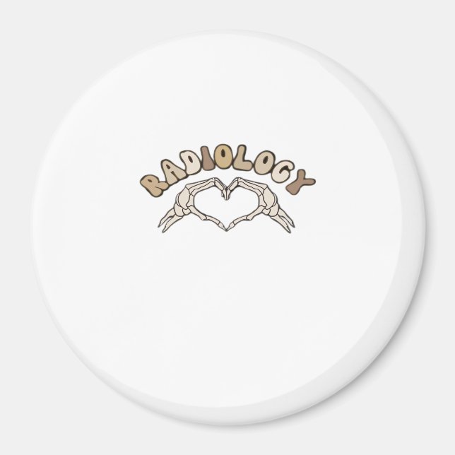 Imán Radiología Skeleton Heart Hands Classic (Frente)