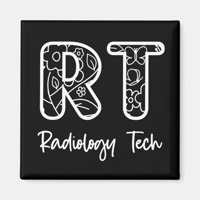 Imán Radiology Tech RT Rad Technician X-ray Tech Gifts (Frente)