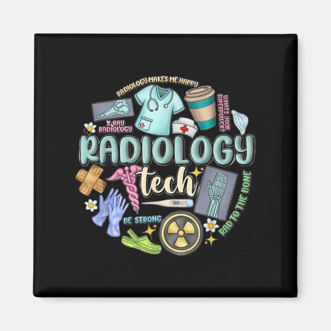 Imán Radiology Technician Christmas Rad Tech X-ray Tech (Frente)