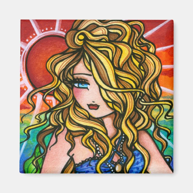 Imán "Rae" Mermaid Fantasy Fairy (Frente)