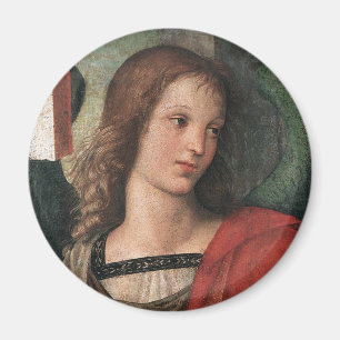 Imán Raffaello Sanzio del ángel del navidad de