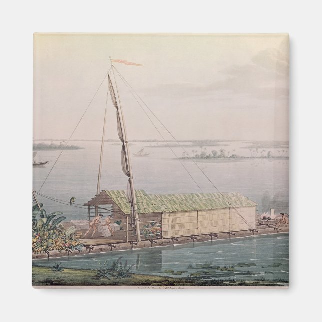 Imán Raft en el río Guayaquil (Frente)