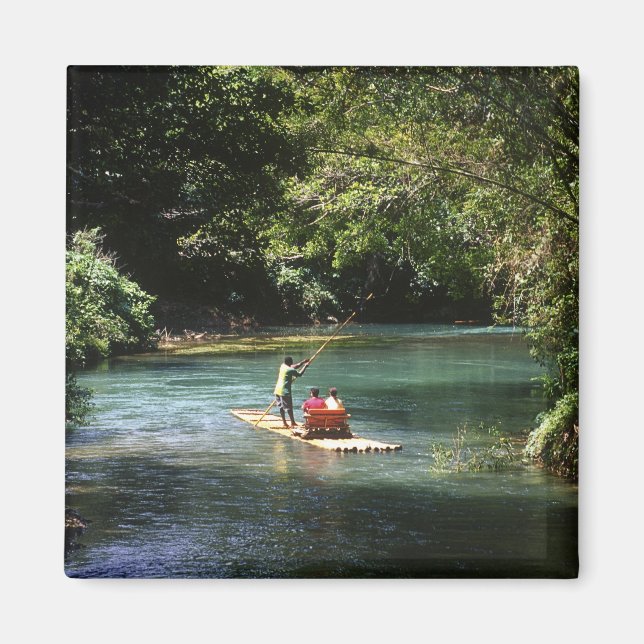 Imán Rafting en el río Martha Brae, Falmouth, (Frente)