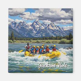 Imán Rafting en Jackson Hole Wyoming