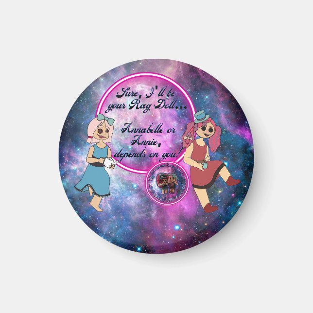 Imán Rag doll, Annabelle o Annie   (Frente)