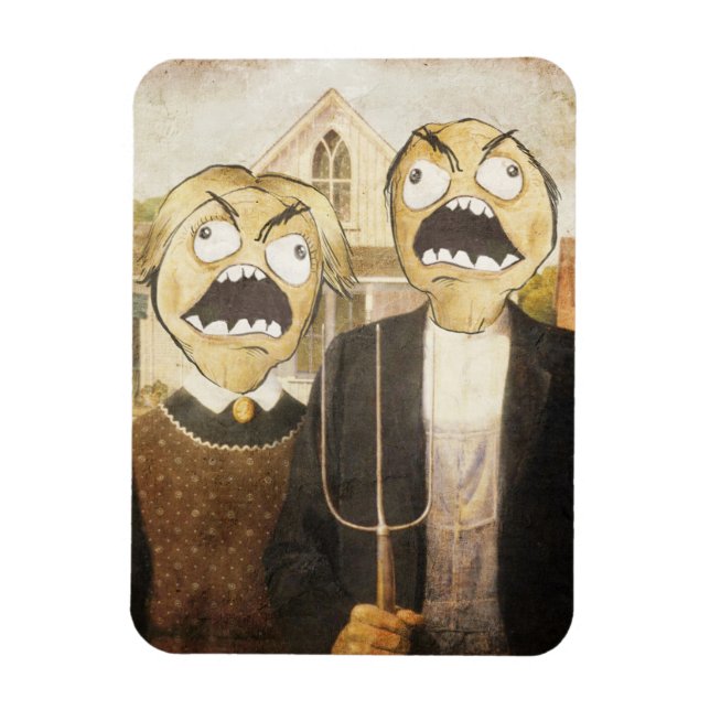 Imán Rage Face Meme Face Comic (Vertical)