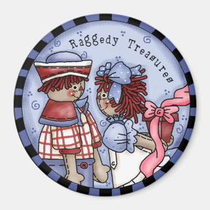 Imán Raggedy Treasures Country Annie y Andy Magnet