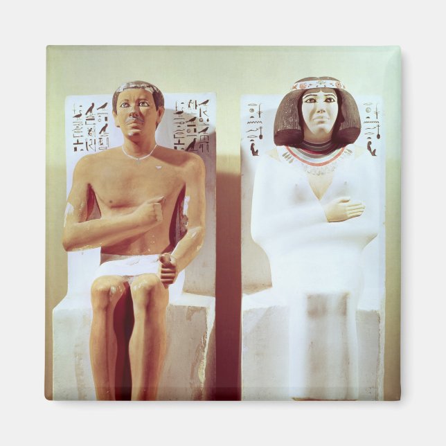Imán Rahotep y su esposa, Nofret (Frente)