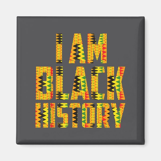 Imán Raíces africanas de melanina Mes de la historia ne (Frente)