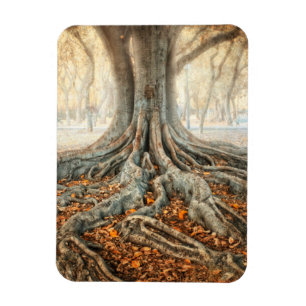 Imán Raíces antiguas del árbol