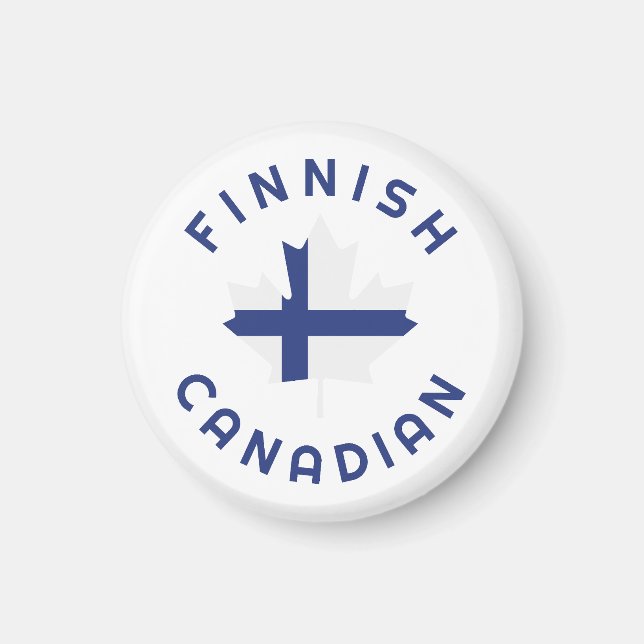 Imán Raíces finlandesas canadienses (Frente)