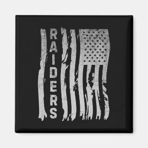 Imán Raiders Atacan Aeronaves Bandera Ee.Uu. Hombres Mu