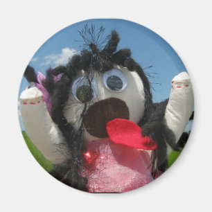 Imán raído del refrigerador de Ragdoll