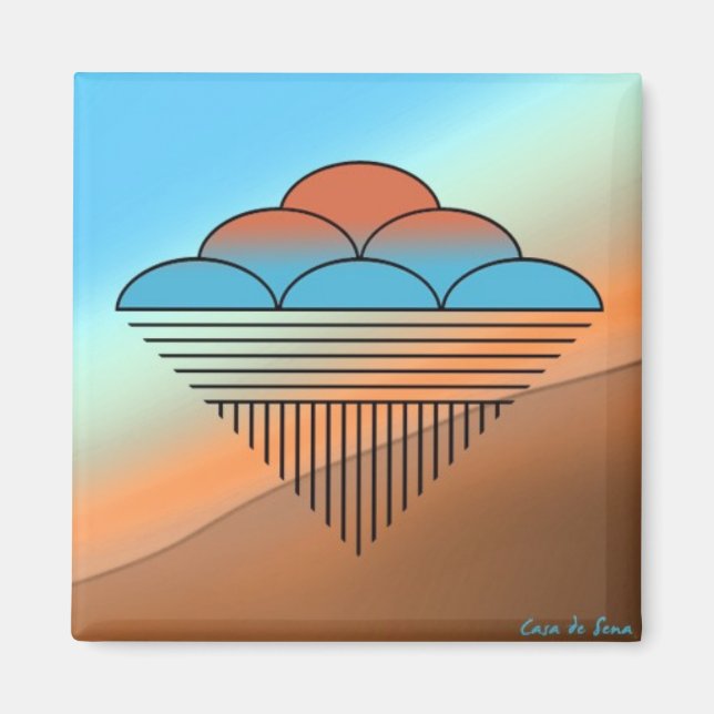 Imán Rain Pueblo (Frente)