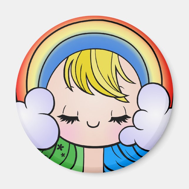 Imán rainboutton (Frente)