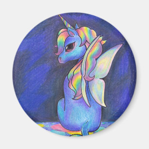 Imán Rainbow Faerie Unicorn