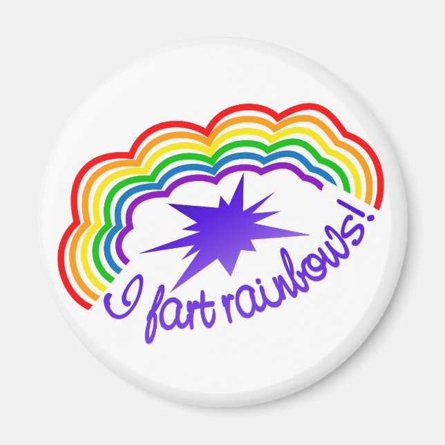 Imán Rainbow Farts (Frente)