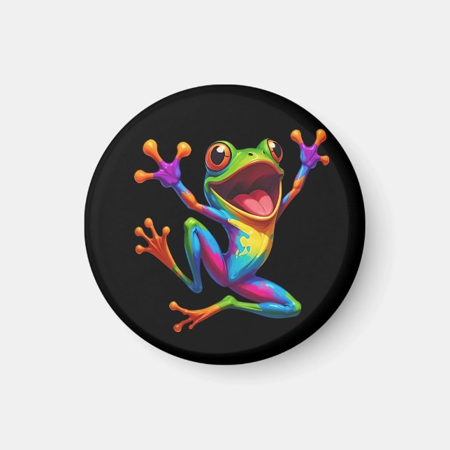 Imán Rainbow Frog  (Frente)
