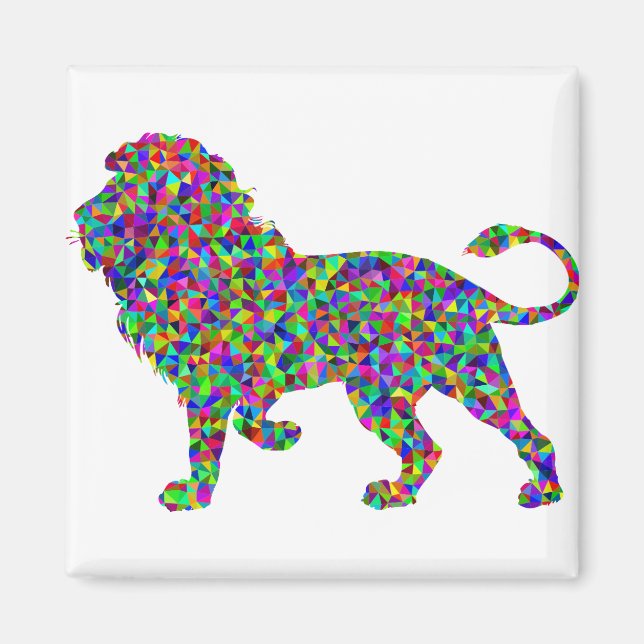 Imán Rainbow Lion (Frente)