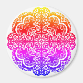 Imán Rainbow Mandala