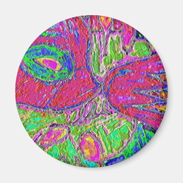 Imán Rainbow Sherbet Foiled Magnet (Frente)