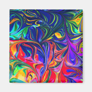 Imán Rainbow Swirl Trippy Glow Stick