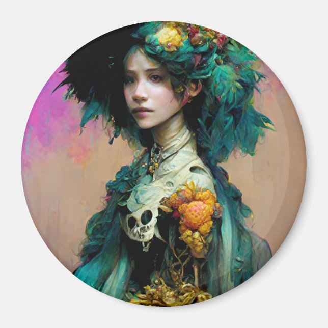 Imán Rainbow Urchin 2 Fantasy Sci-Fi (Frente)