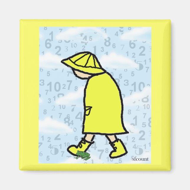 Imán Rainy Day Boy Magnet (Frente)