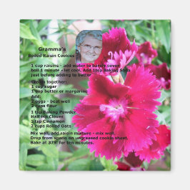 Imán Raisin Cookie Recipe Magnet