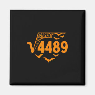 Imán Raíz Cuadrada 4489 Funny Halloween Meme 67 Math Te