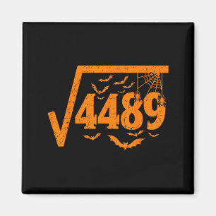Imán Raíz Cuadrada 4489 Funny Halloween Meme 67 Math Te